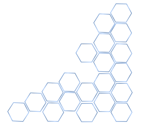 Blue Hexagon Pattern
